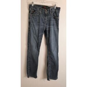 Ariat FR Jeans Men's 32/32 M7 Slim Straight Leg Flame Resistant Raw Slit Ankles